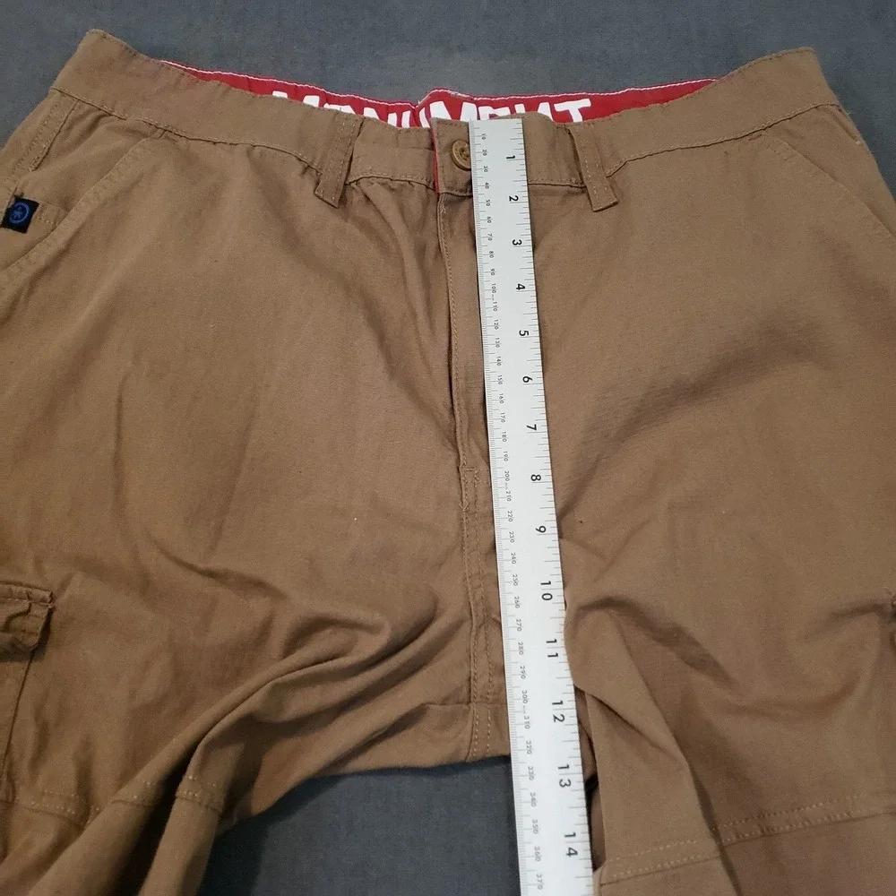 Monument Shorts Mens 36 Khaki Flex Tech‎ Cargo Stretch Performance